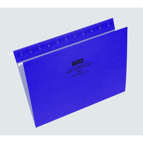 Basics Coloured Hanging Folders Letter Violet 25/box