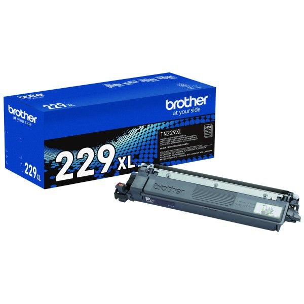 Brother TN229XLBK Genuine Toner Cartridge - High Yield - Black