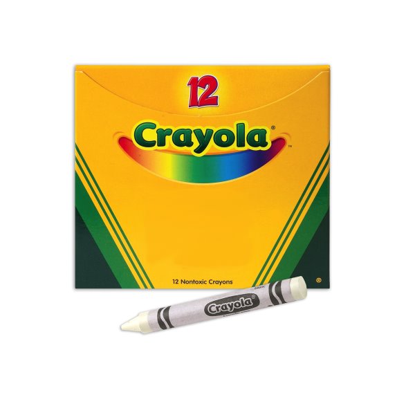 Crayola Crayons 12 Regular White