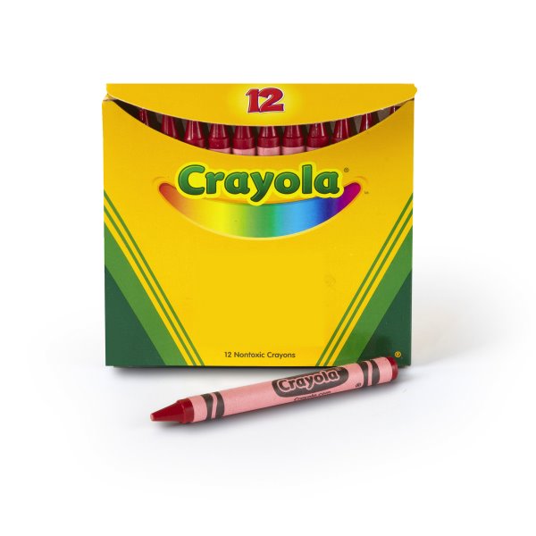 Crayola Crayons 12 Regular Red