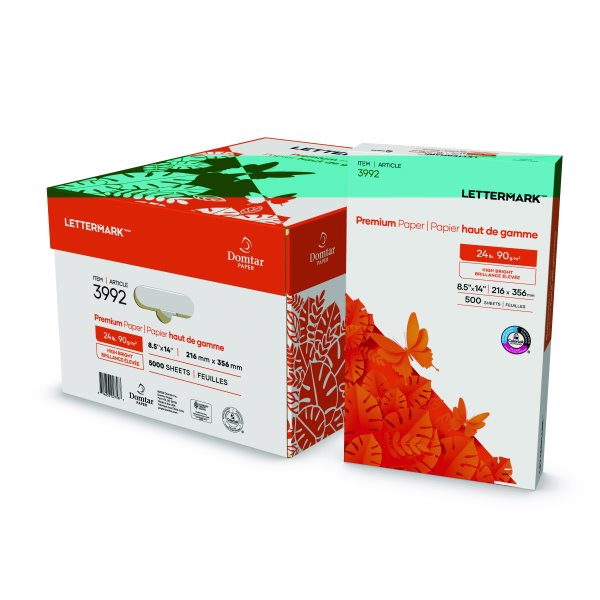 Domtar Lettermark Premium Copy Paper, 8-1/2" x 14"