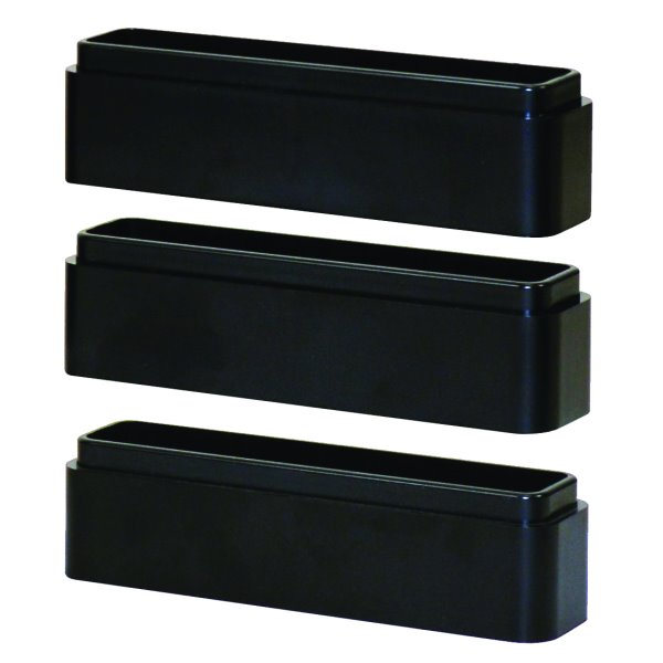 DAC Monitor Riser Leg Blocks, Black, 3/PK