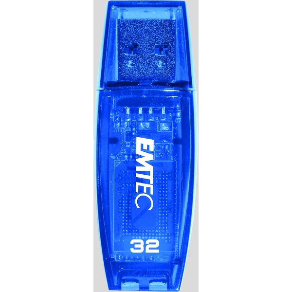 Emtec C410 Color Mix USB 2.0 Flash Drive 32 GB Blue