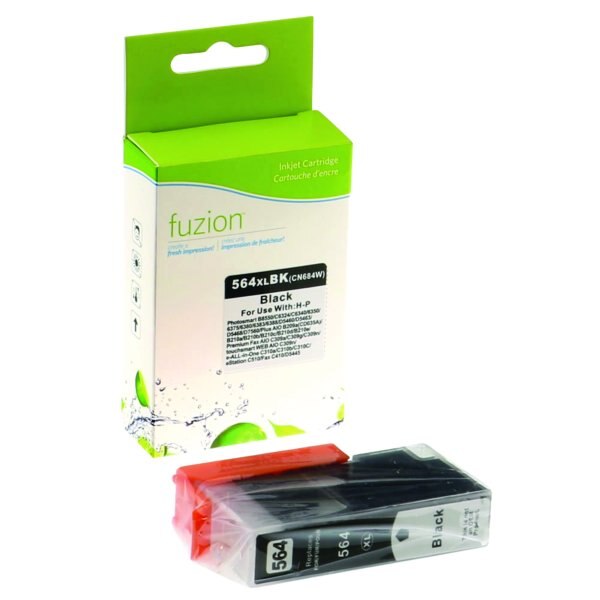 fuzion Compatible Inkjet Cartridge (HP 564XL) Black