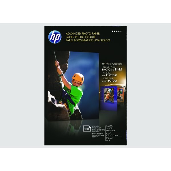 HP Advanced Photo Paper 4" x 6"