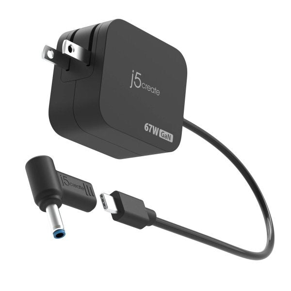 j5create USB-C Mini Charger with DC Converter Black