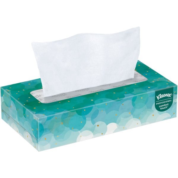 Facial Tissue Kleenex, 2 Ply White, 100 Sheet/Box, 36/CS