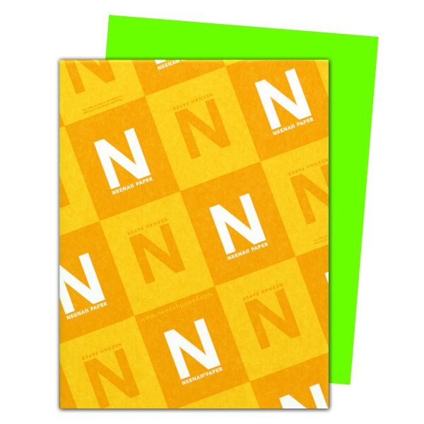 Neenah Astrobrights Paper, 8-1/2\" x 11" Martian Green