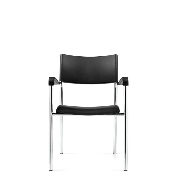 Dori 2 Stacking Armchair, Black