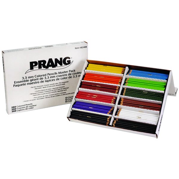 Prang Coloured Pencils Class Pack, 288/cse