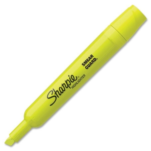 Sharpie Tank Highlighters, Chisel Tip Fluorescent Yellow